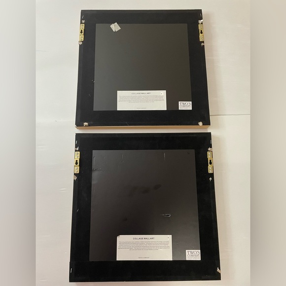 Twos Company Butterfly Collage Wall Art Set Of Two Number 3 & 4 - Picture 6 of 8